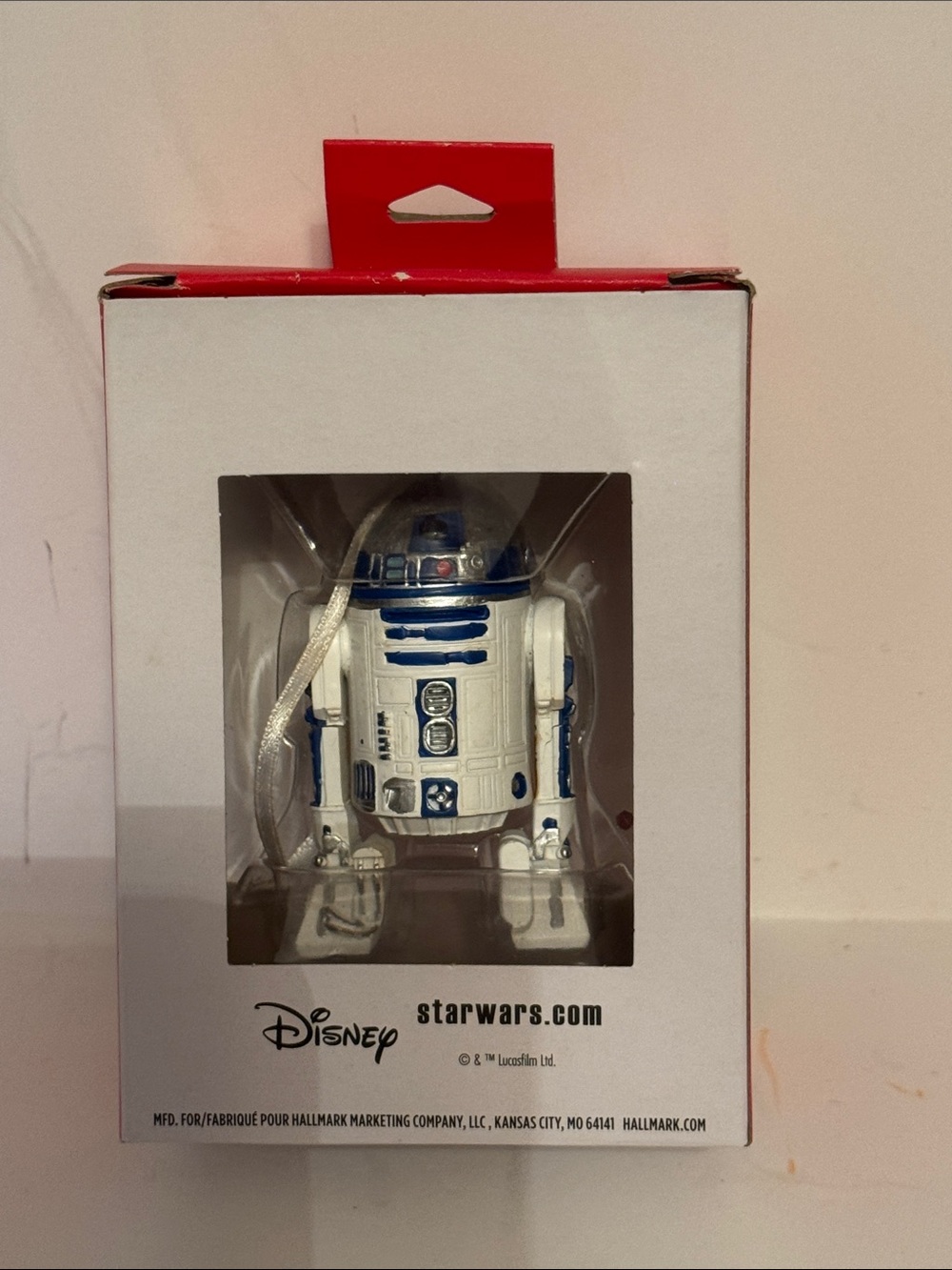 Disney R2-D2 Holiday Ornament - White, Blue & Silver